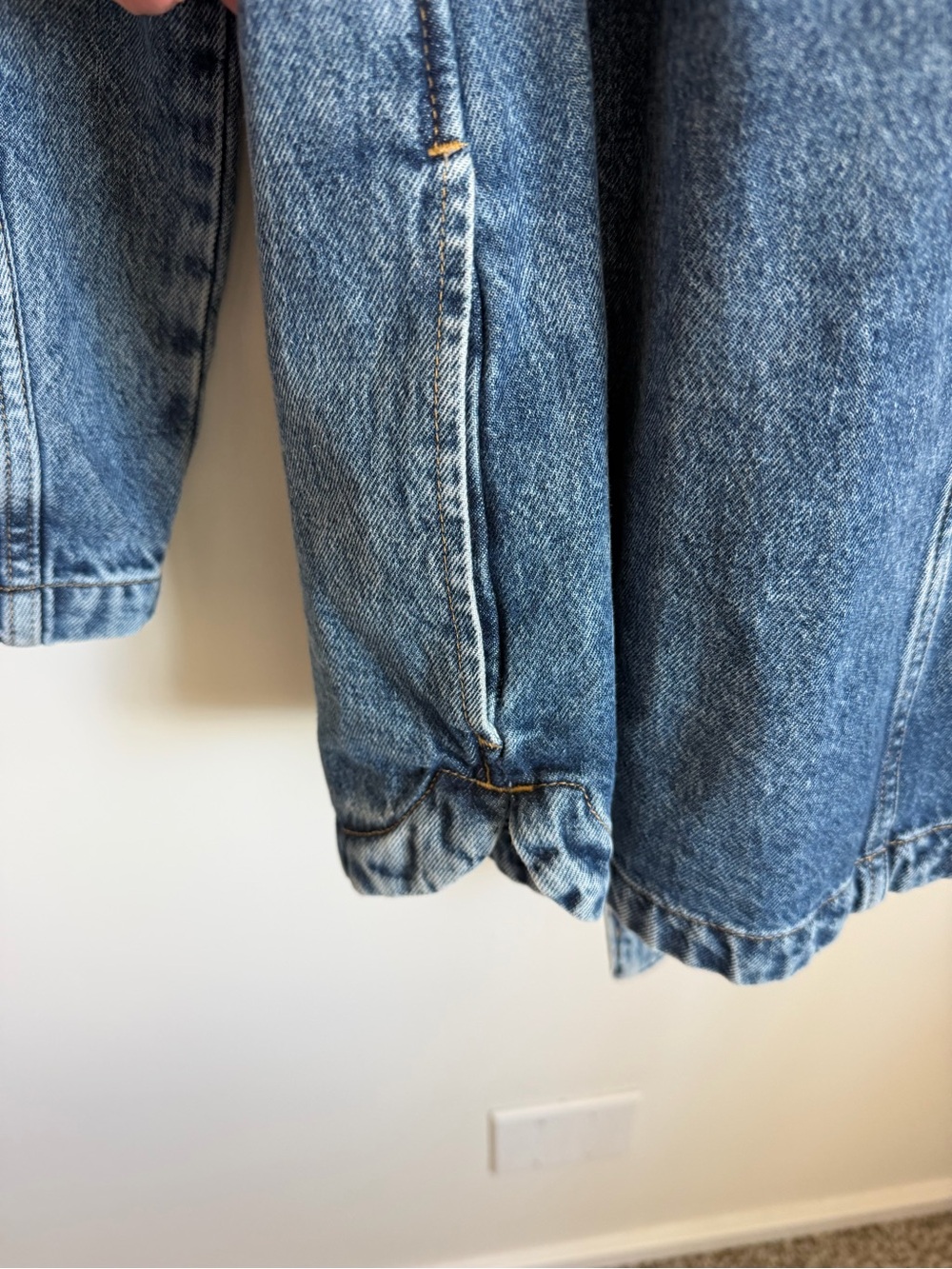GAP Blue Denim Belted Jean Jacket - Picture 7 of 8